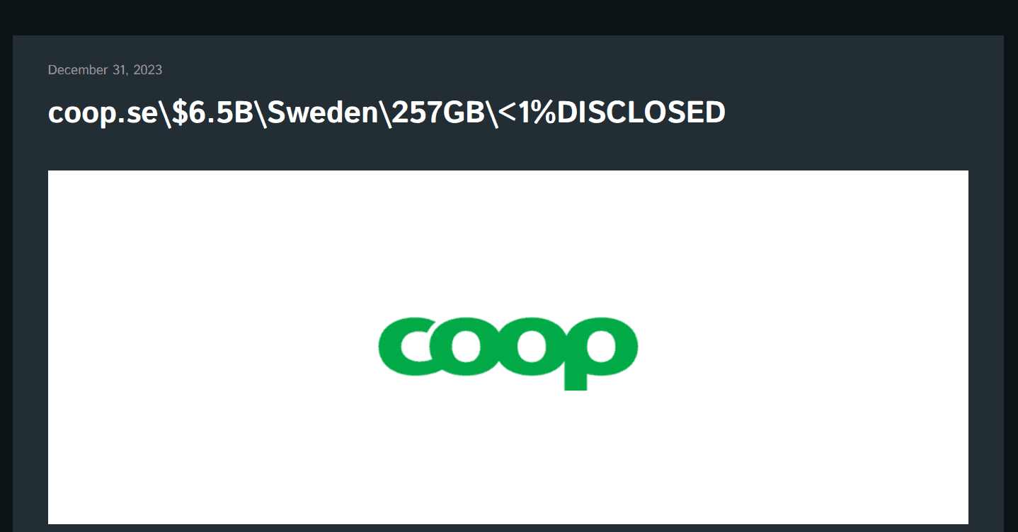 Cactus ransomware operation Coop