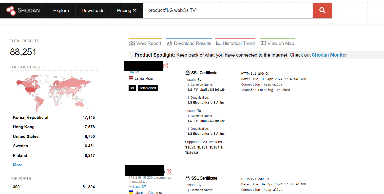 smart TVs