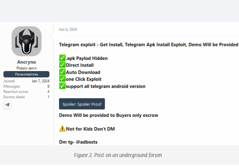 EvilVideo, a Telegram Android zero-day allowed sending malicious APKs disguised as videos