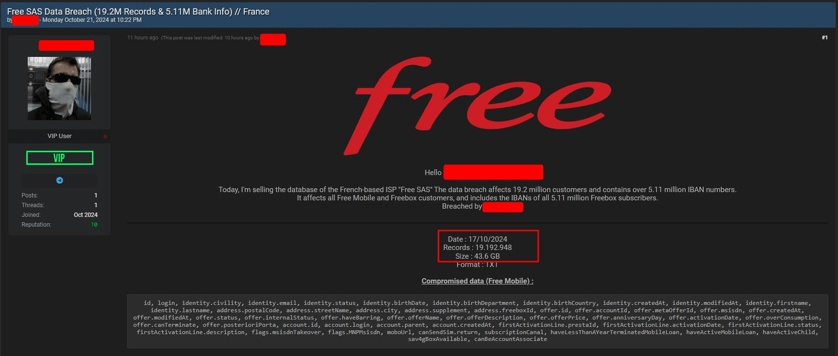 breachforums Free data breach