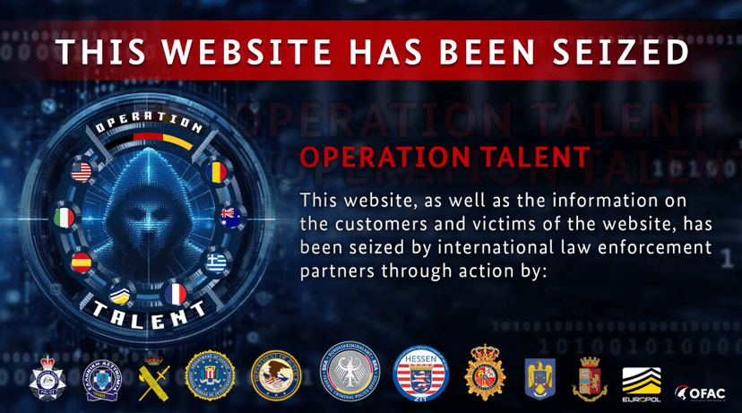Operation Talent: An international law enforcement operation seized Cracked, Nulled and other cybercrime websites