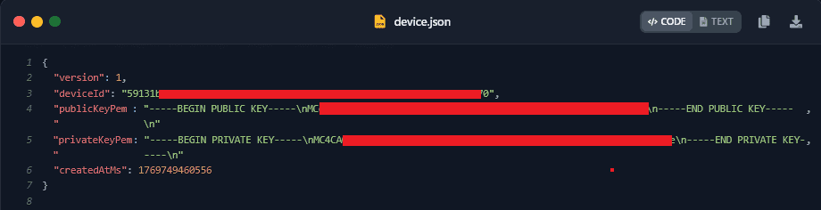 OpenClaw private key