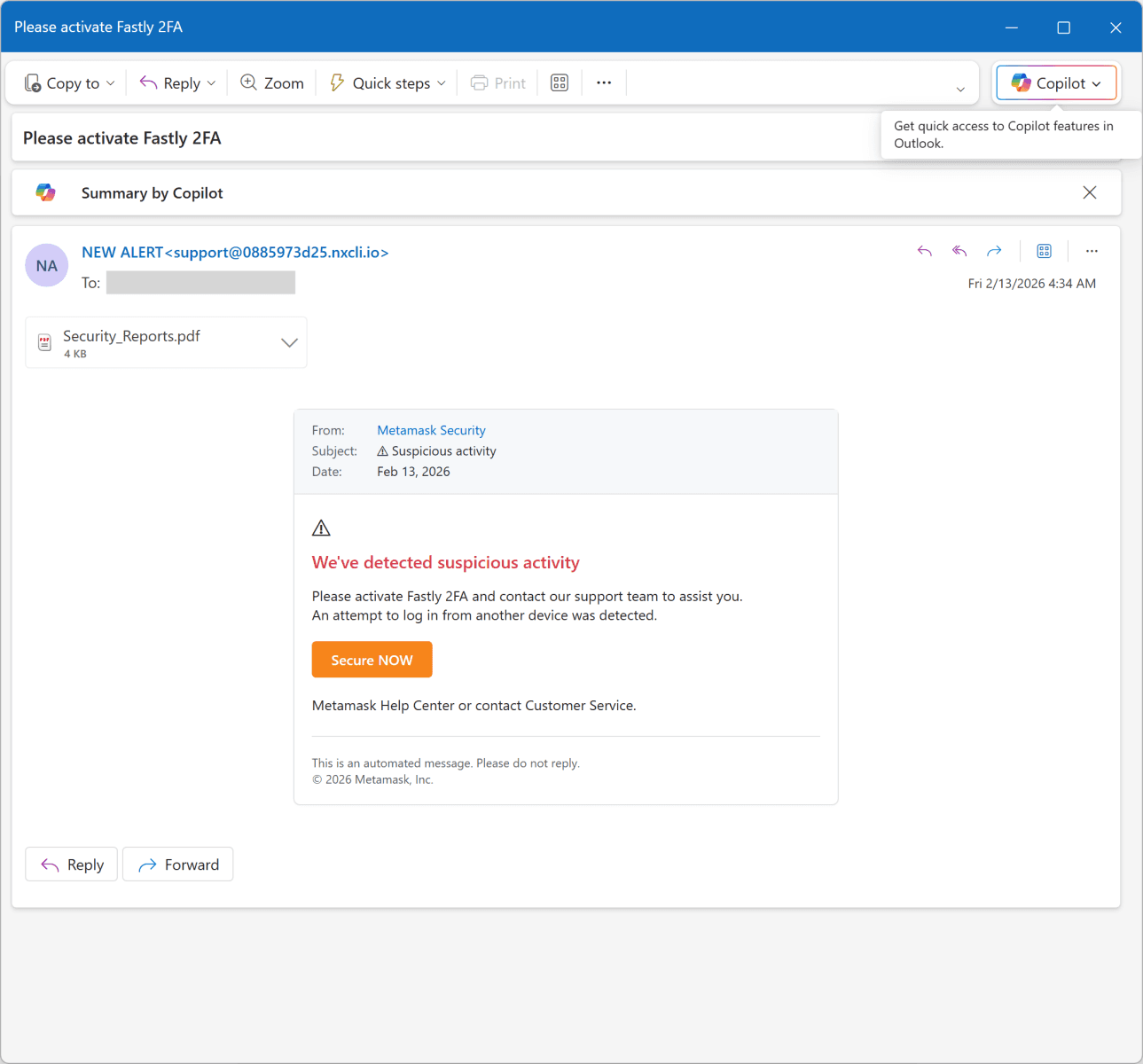 phishing campaign