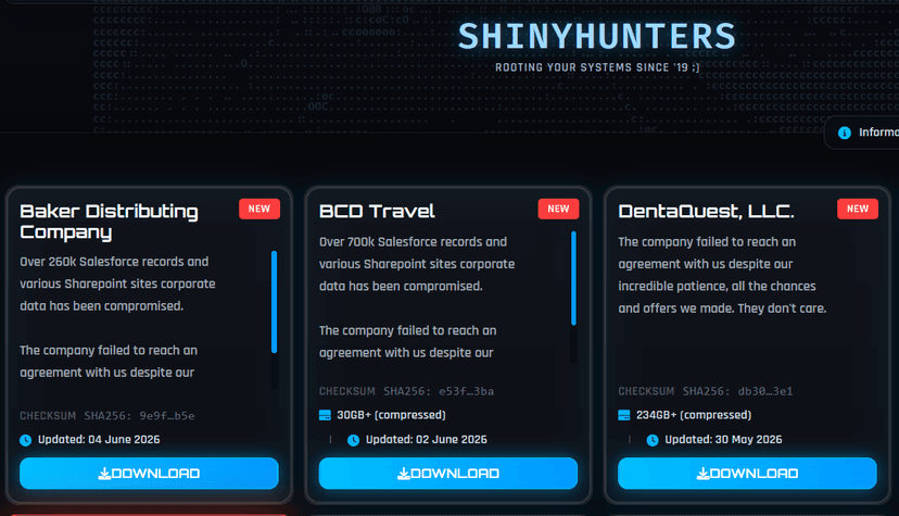 DentaQuest Breach: ShinyHunters Publish Data Impacting 2.6M People